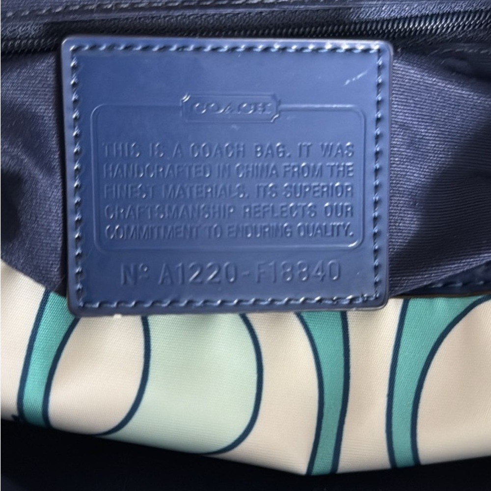 Authentic coach cross body messenger bag